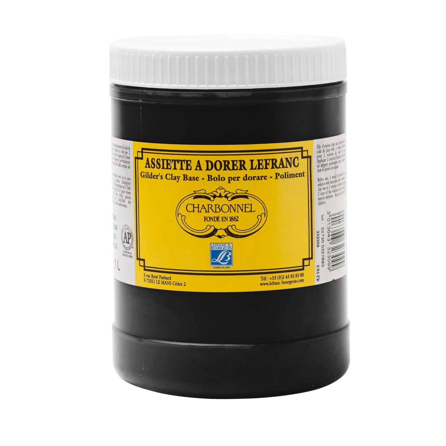 Charbonnel Gilder's Clay - Black - 1L