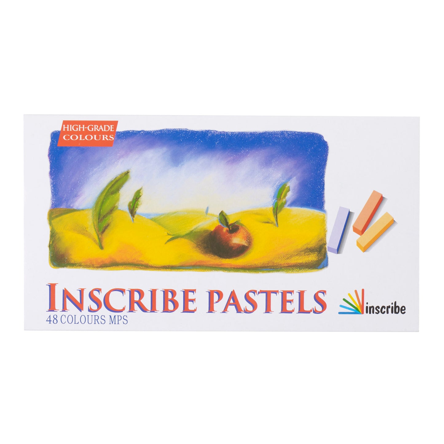 Inscribe Set Of 48 Assorted Soft Pastels