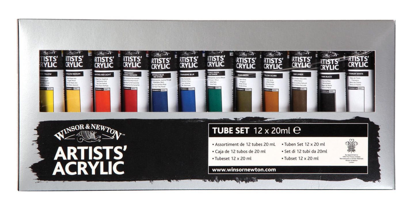 Professional Acrylic Tube Set 12x20ml