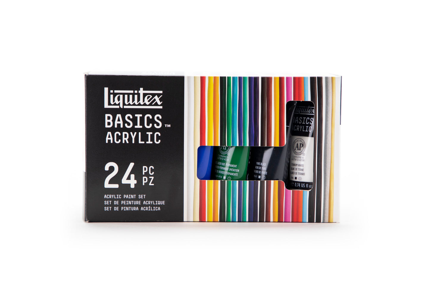 Liquitex Basics Acrylic Set - 24x22ml - Best Sellers