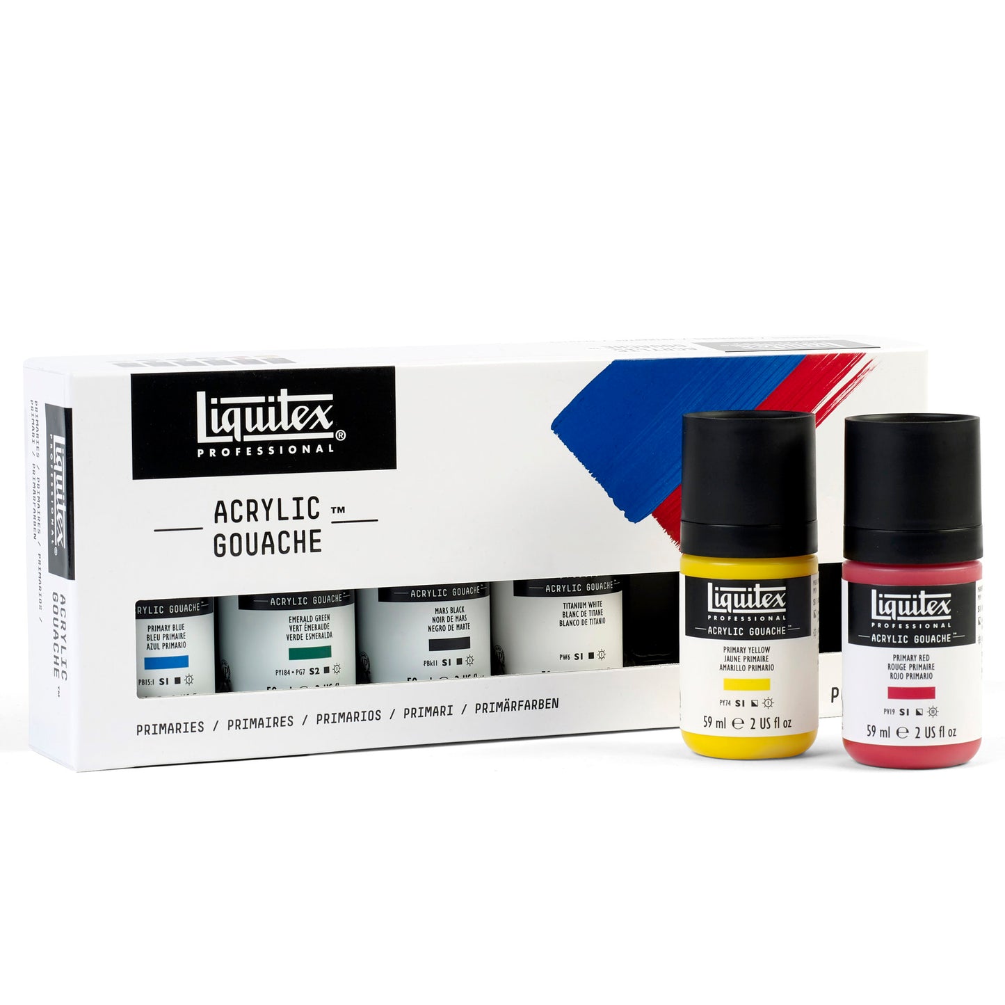 LIQUITEX, LX ACRYLIC, PROFESSIONAL ACRYLIC GOUACHE, SET