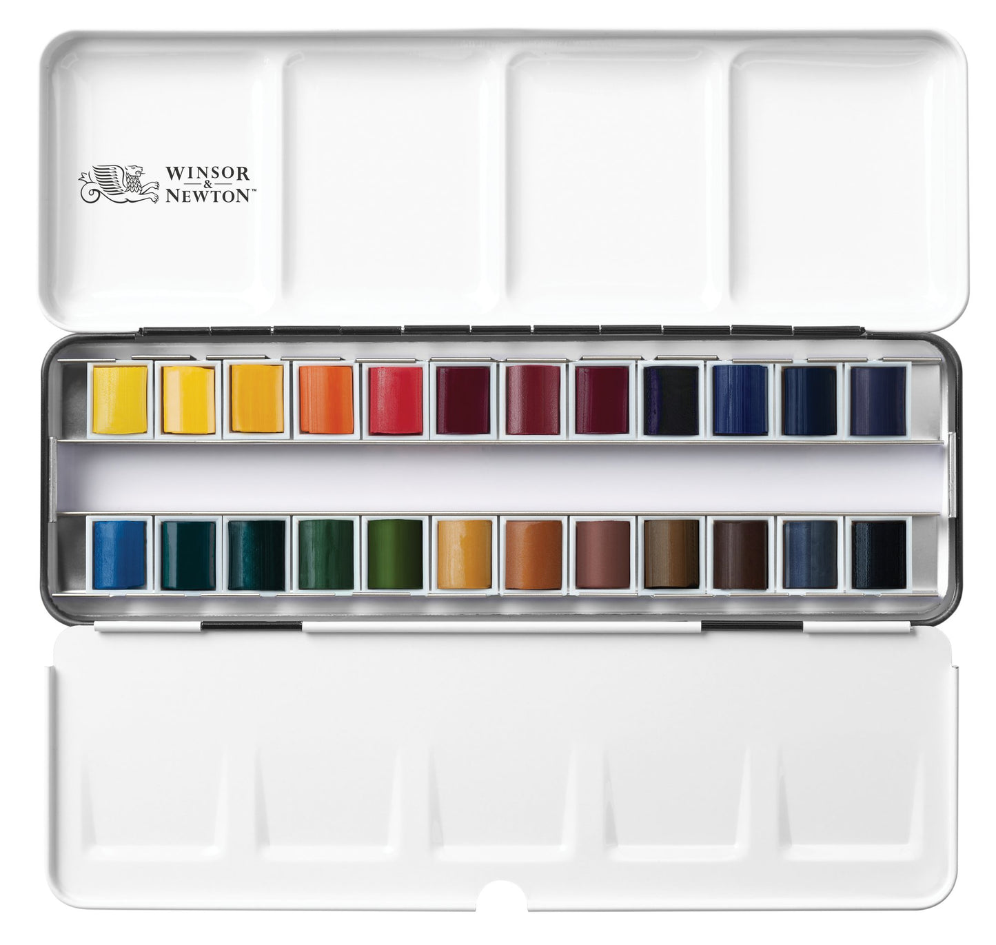 Professional Watercolour Complete Travel Tin - 24 Half Pans