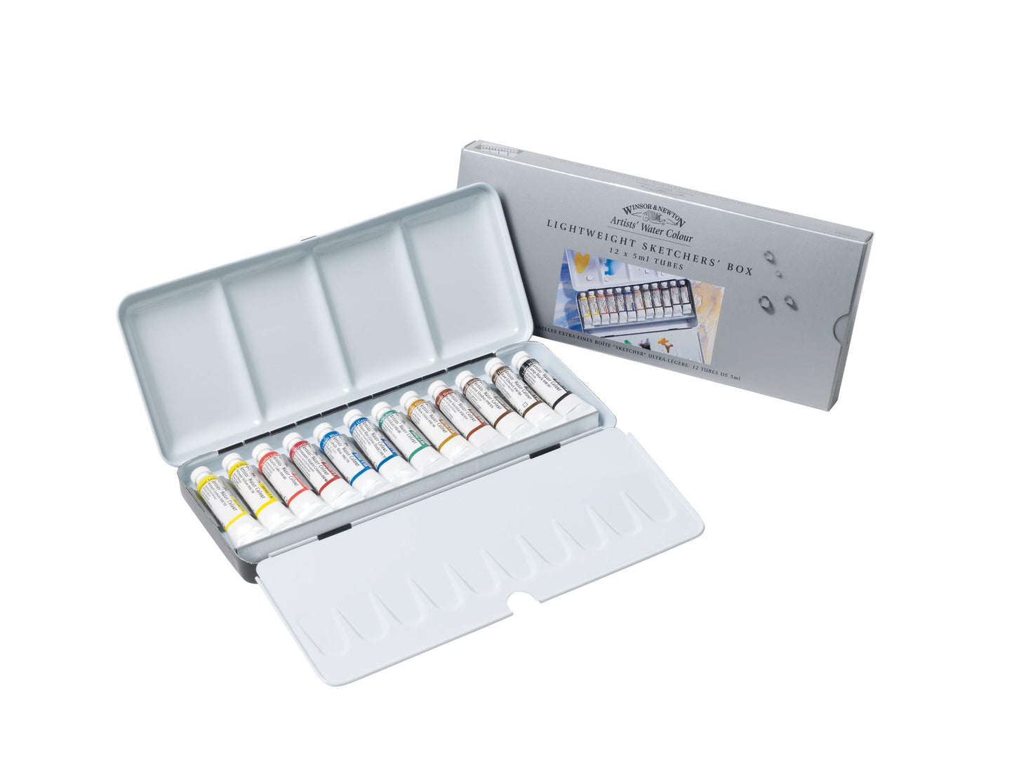 Professional Watercolour Tube Travel Tin - 12 Tubes