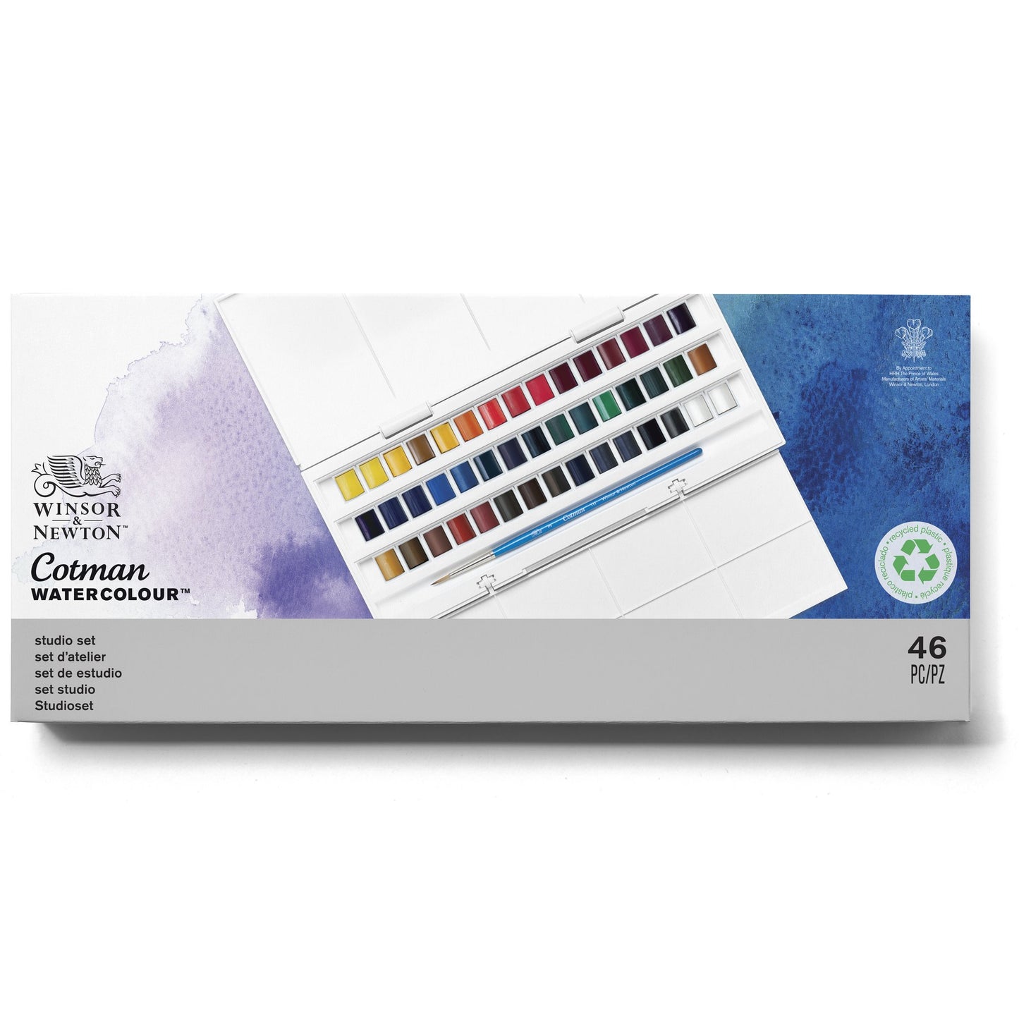 Cotman Watercolour Studio Set - 45 HALF PANS