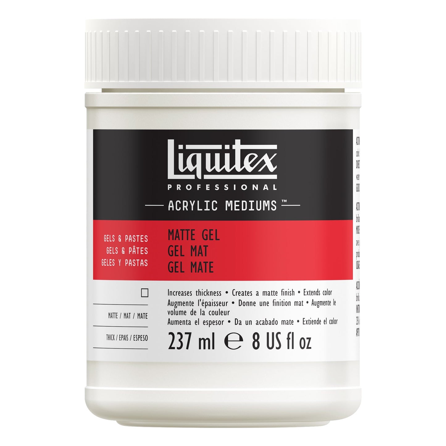 LIQUITEX PROFESSIONAL MEDIUMS, GLOSS HEAVY GEL -  237ML POT