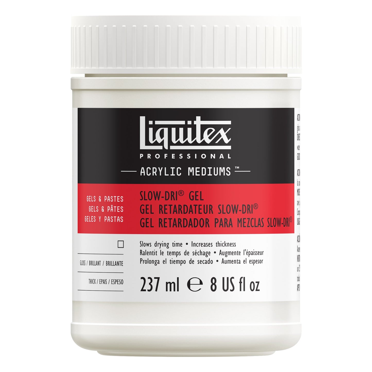 LIQUITEX PROFESSIONAL MEDIUMS, GLOSS HEAVY GEL -  237ML POT