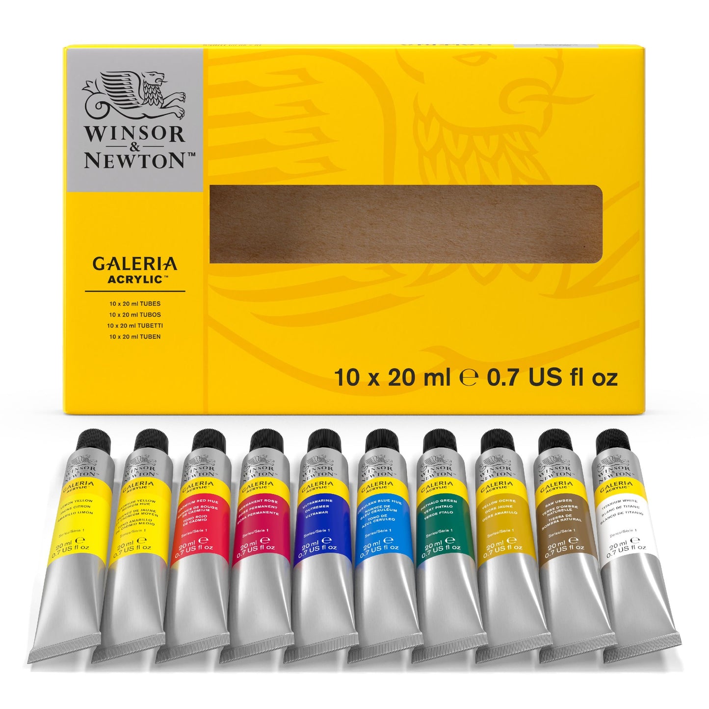 Winsor & Newton Galeria Acrylic Galeria 10x20ml Tube Set