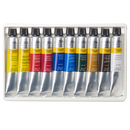 Winsor & Newton Galeria Acrylic Galeria 10x20ml Tube Set