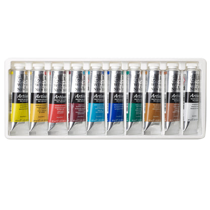 Winsor & Newton Artisan Water Mixable Oil Colour 10x37ml Tube Set.