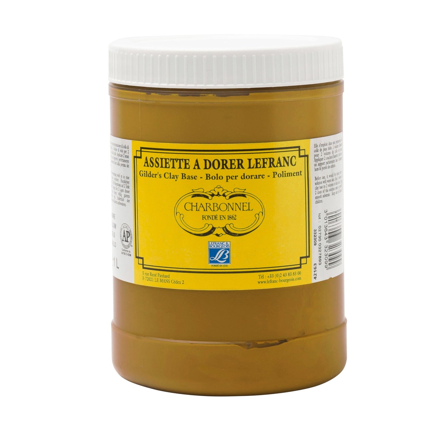 Charbonnel Gilder's Clay - Yellow - 1L