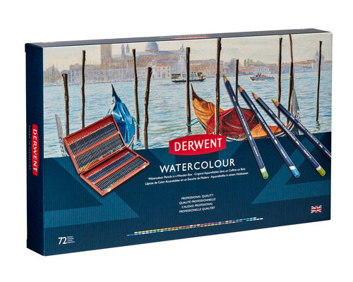 Watercolour Pencils 72 Wooden Box