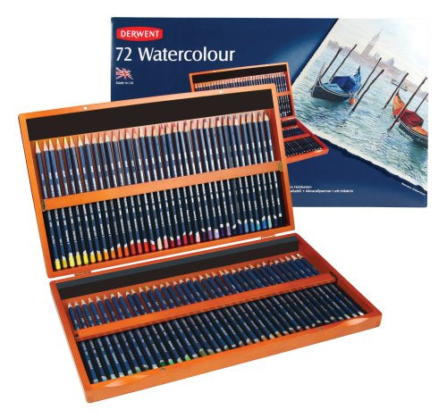 Watercolour Pencils 72 Wooden Box