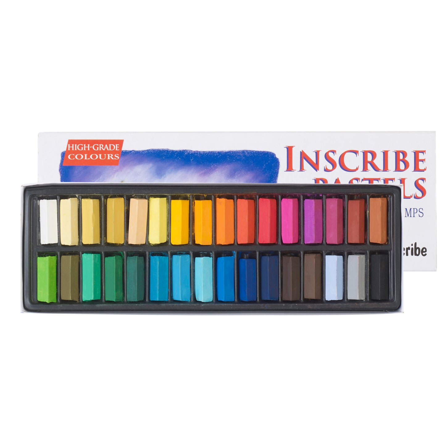 Inscribe Set Of 32 Assorted Soft Pastels