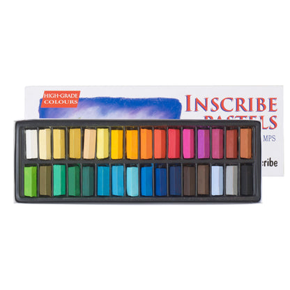 Inscribe Set Of 32 Assorted Soft Pastels