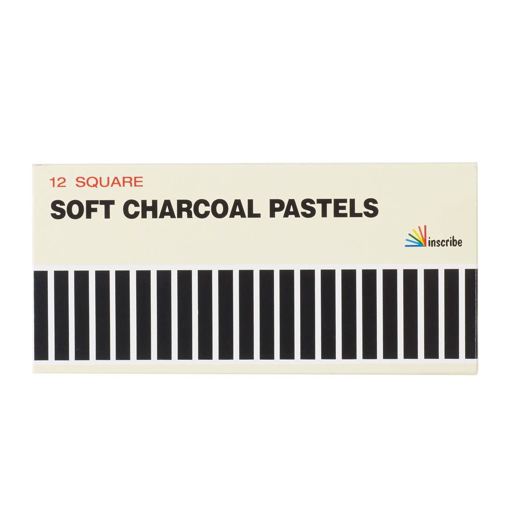 Inscribe Set Of 12 Charcoal Soft Pastels
