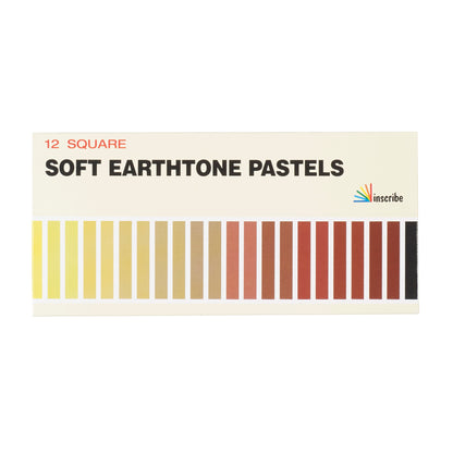 Inscribe Set Of 12 Earthtone Soft Pastels x 6 packs