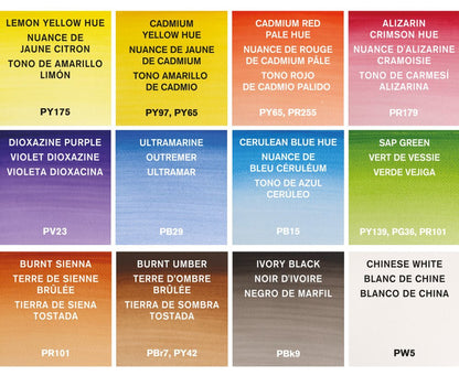 Cotman Watercolours 12 Tube Set