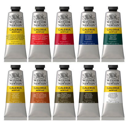 Winsor & Newton Galeria Acrylic Galeria 10x60ml Tube Set