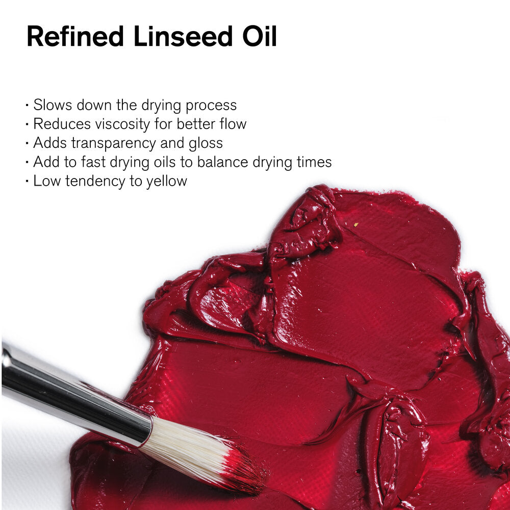 REFINED LINSEED OIL 1L BOTTLE