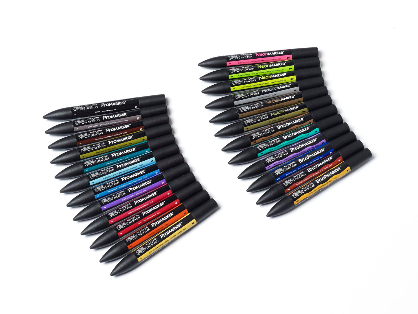Winsor & Newton Promarker Mixed Marker Set- 24 Wallet
