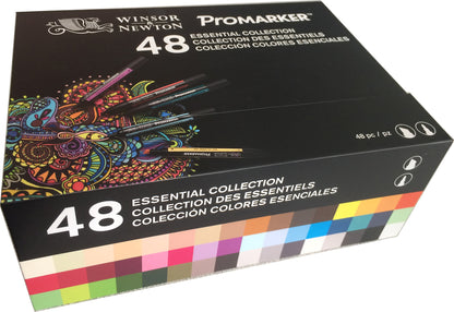 Winsor & Newton Promarker 48 Essential Collection