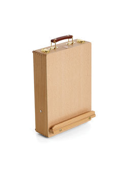 Liffey Wooden Table Box Storage Artist Easel