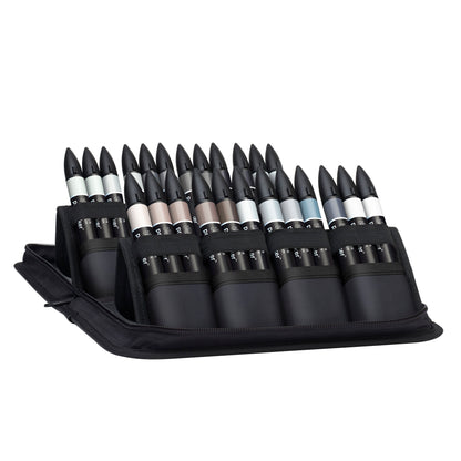 Winsor & Newton Promarker 24 Black & Greys