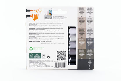 Winsor & Newton Promarker Brush 12+1 Neutral Tones