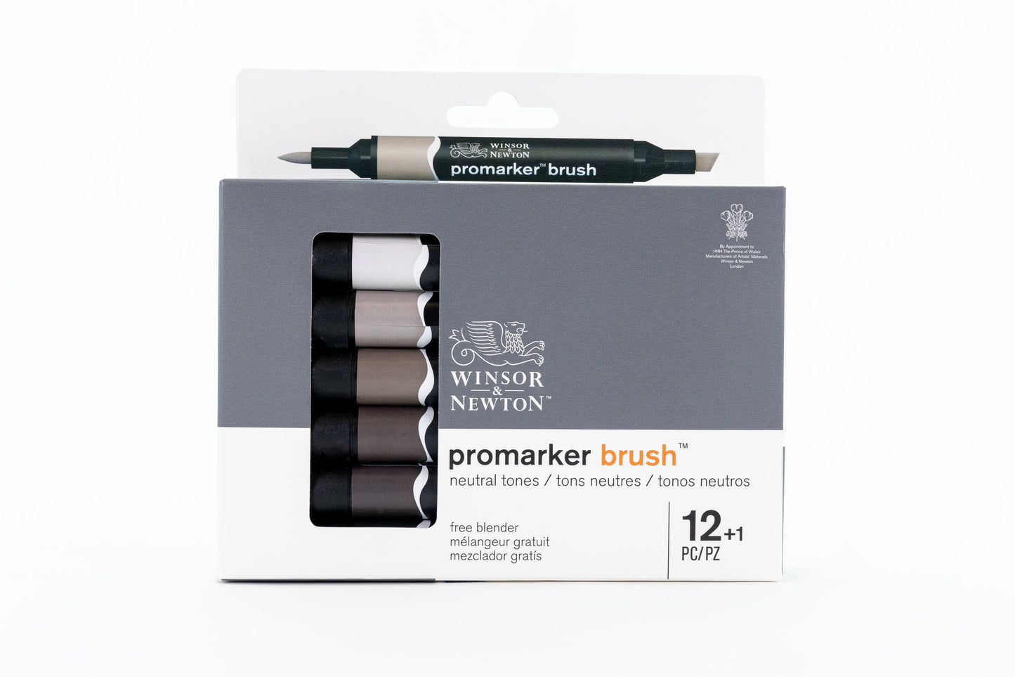 Winsor & Newton Promarker Brush 12+1 Neutral Tones