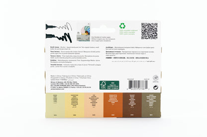 Winsor & Newton Promarker 6 Earth Tones