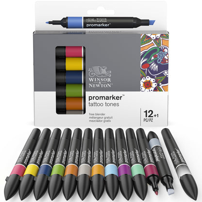 Winsor & Newton Promarker 12 Tattoo