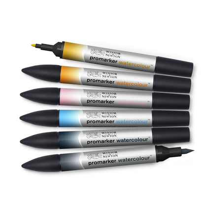 Promarker Watercolour 6 Sky Tones