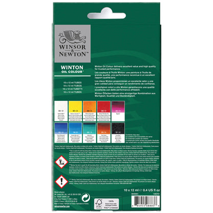 Winsor & Newton Winton Oil Colour Set 10x12ml