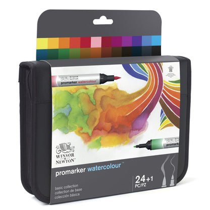 Winsor & Newton Promarker Watercolour 24 Basic Collection