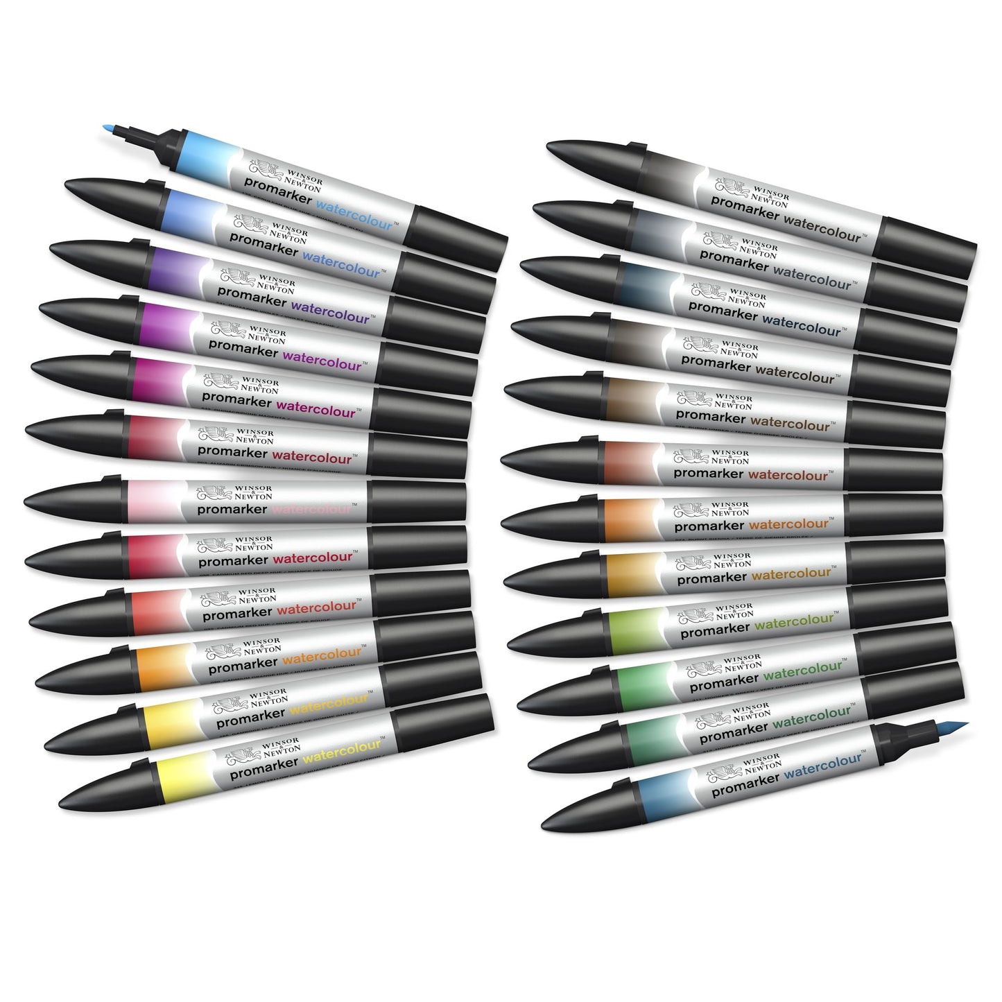 Winsor & Newton Promarker Watercolour 24 Basic Collection