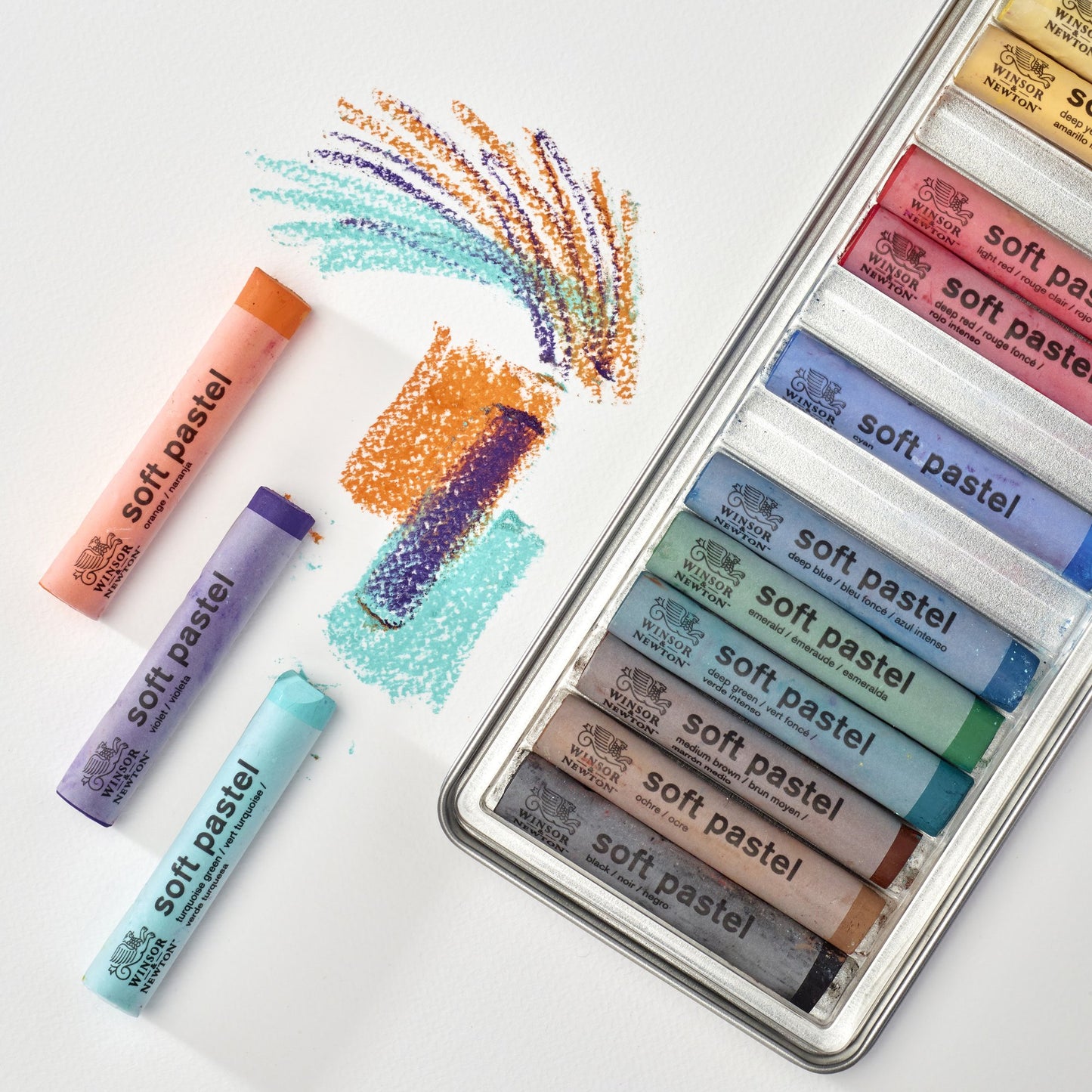 Winsor & Newton Soft Pastel Box 15x Sticks