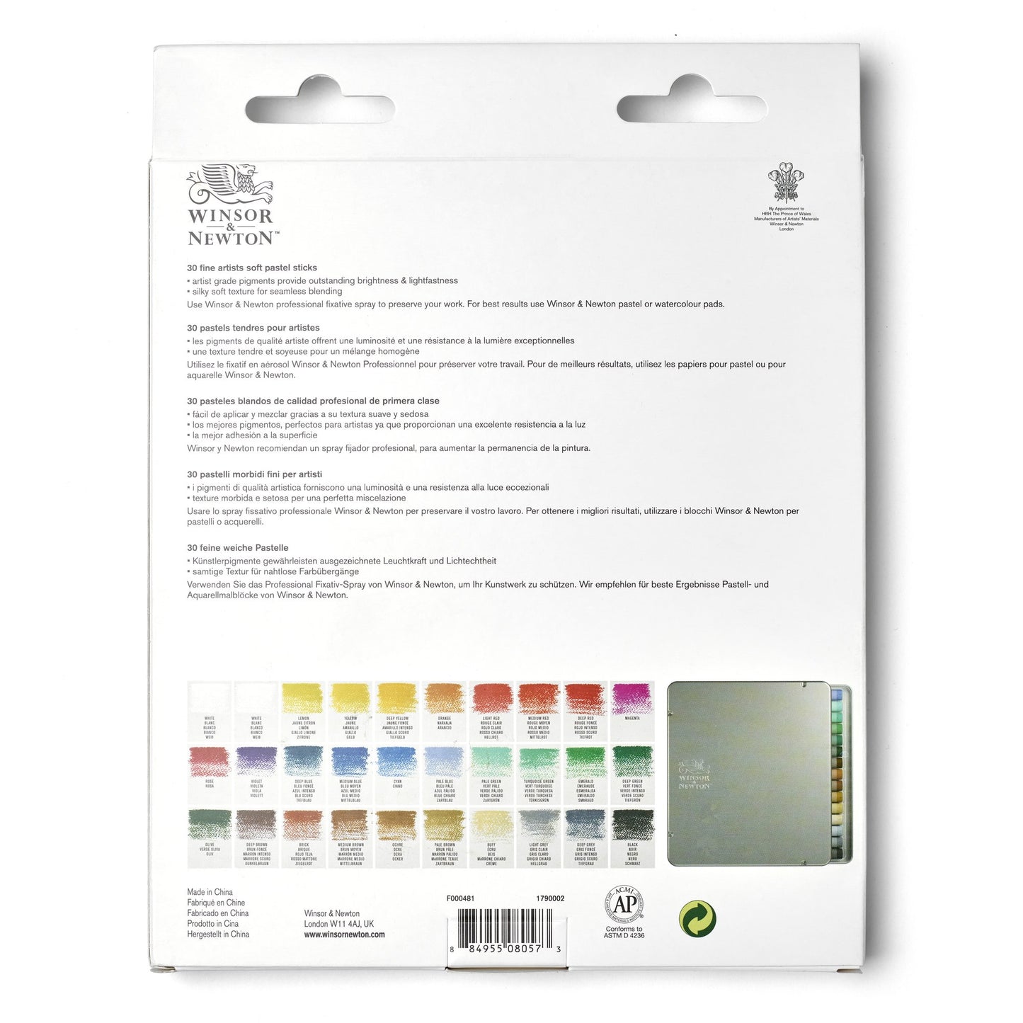 Winsor & Newton Soft Pastel Box 30x Sticks