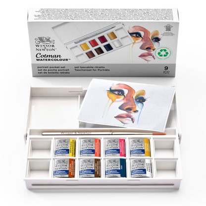 Winsor & Newton Cotman Watercolour Portrait Pocket Set