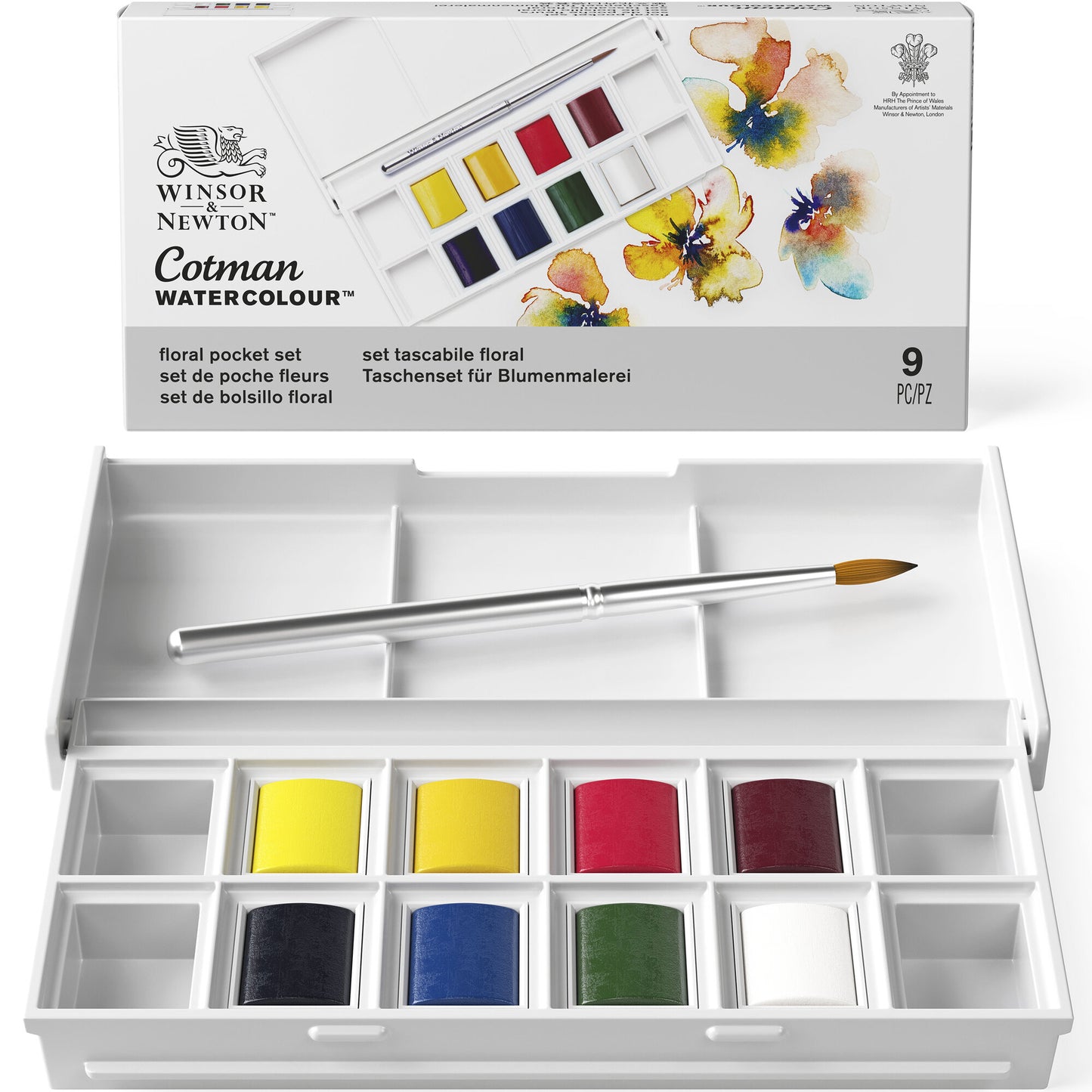 Cotman Watercolour Floral Pocket Set