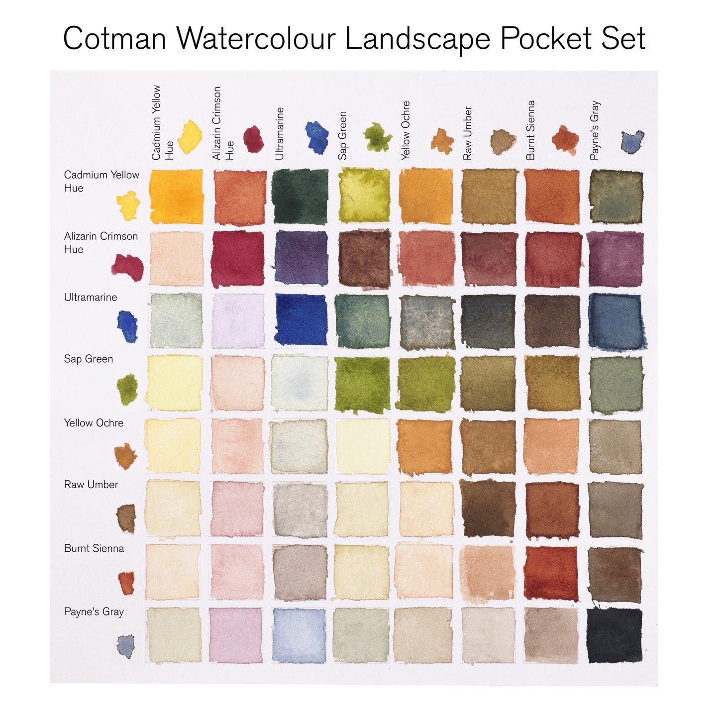 Cotman Watercolour Landscape Pocket Set