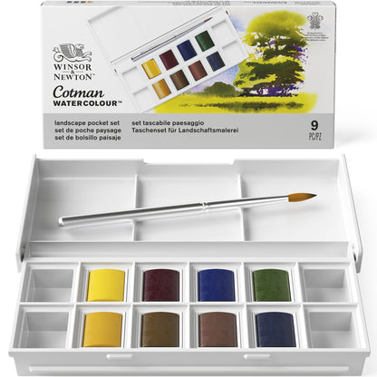 Cotman Watercolour Landscape Pocket Set