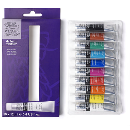 Artisan Water Mixable Oil Colour Set 10x12ml
