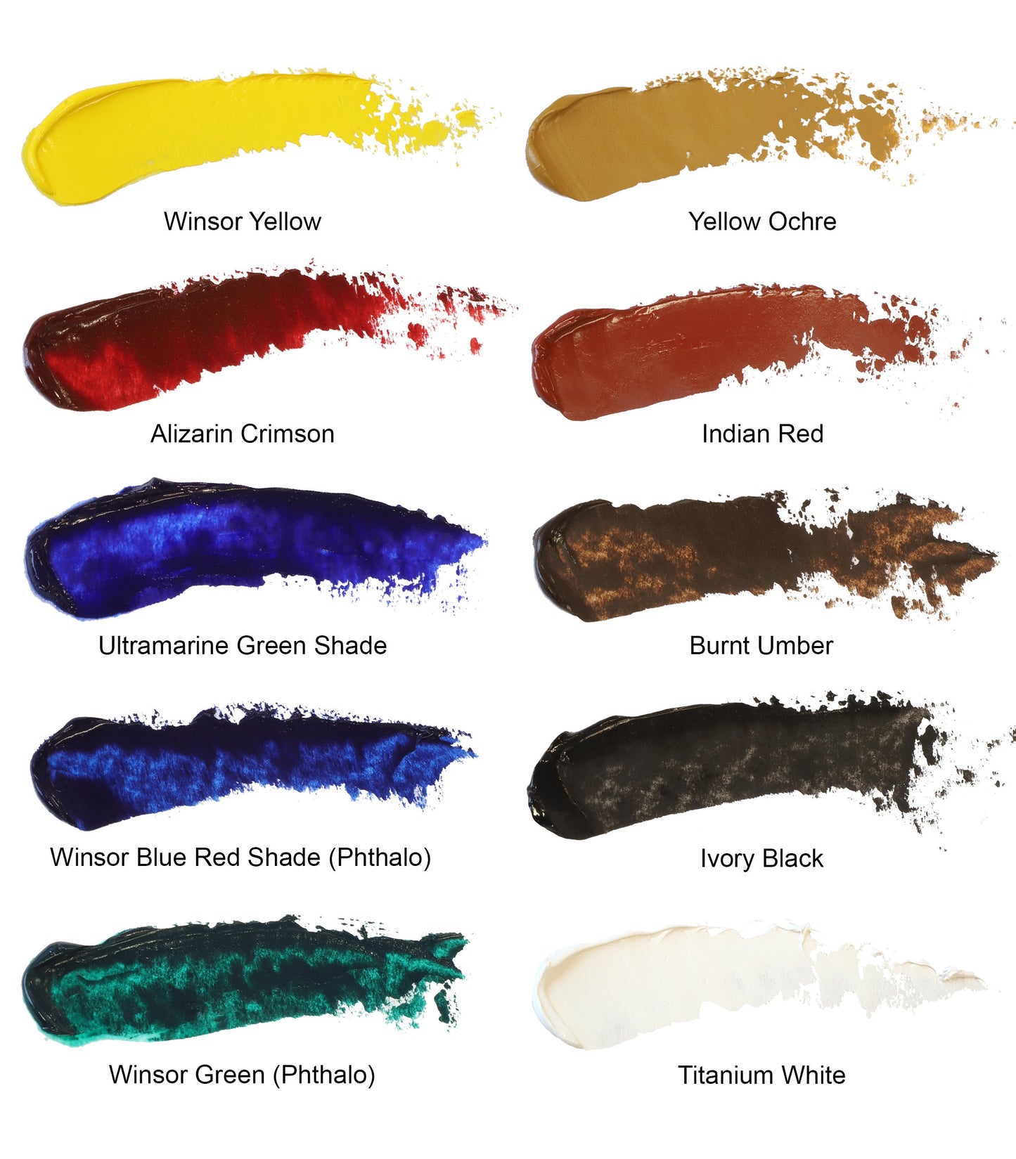 Winsor & Newton Artists' Oil Colour Introductory Set 10x21ml