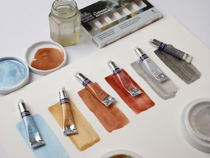 Cotman Watercolour Metallic Collection 6 Tubes Set