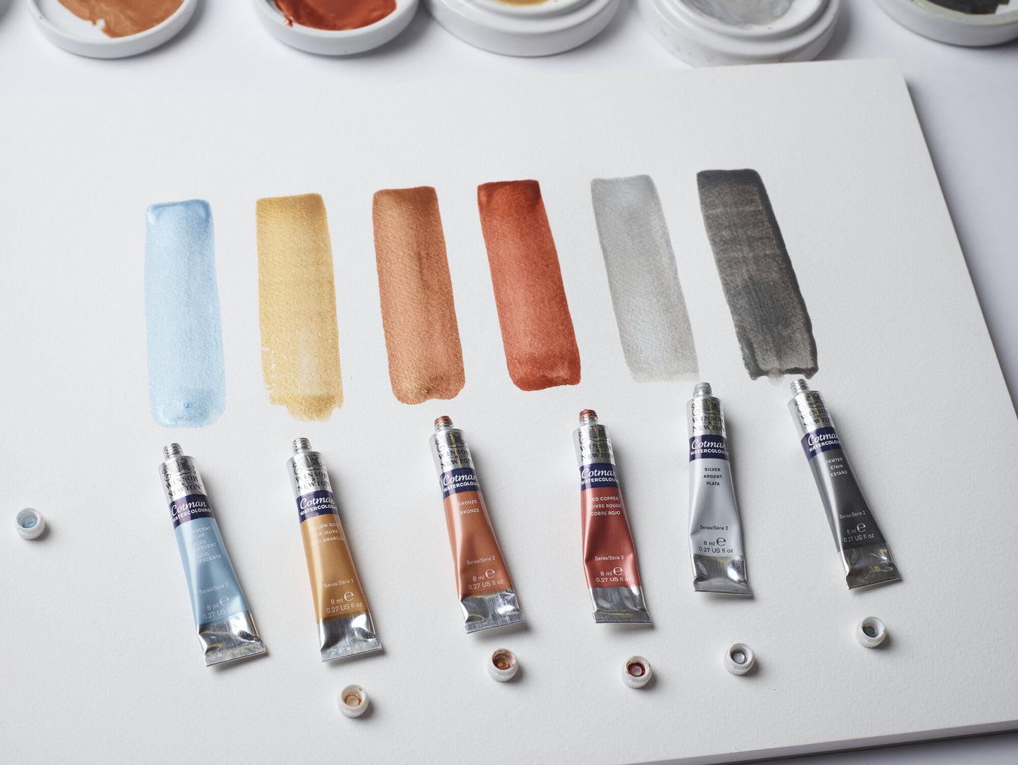 Cotman Watercolour Metallic Collection 6 Tubes Set