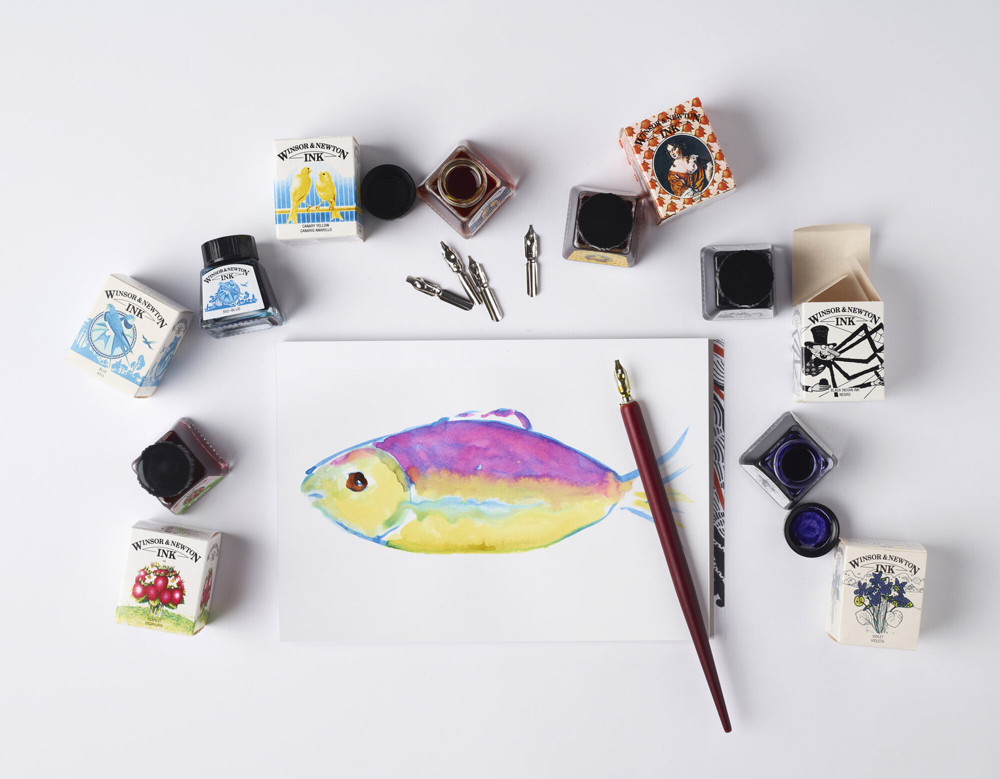 Winsor & Newton Ithell Colquhoun Ink Tate Set