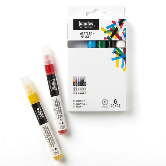Acrylic Marker Set - 6x2mm - Classics