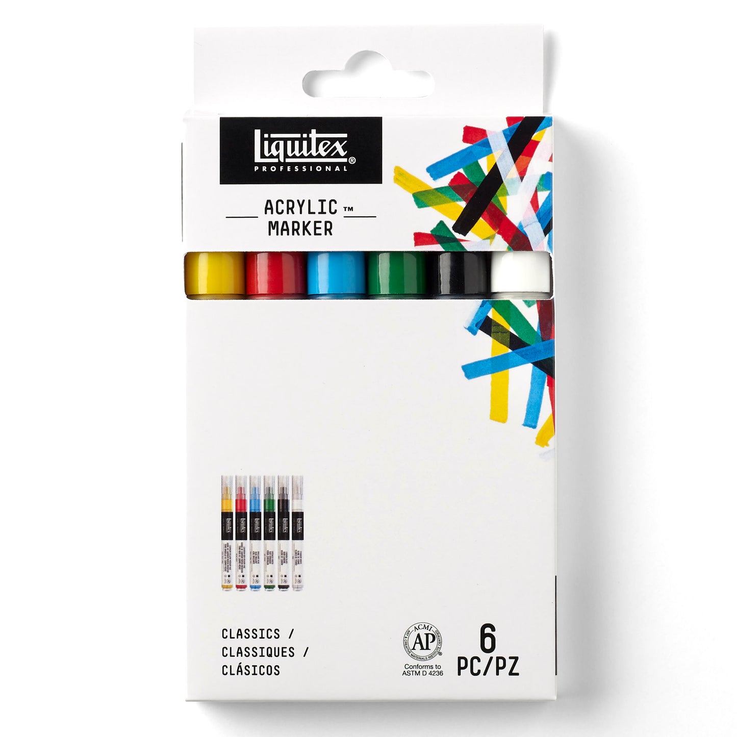 Acrylic Marker Set - 6x2mm - Classics
