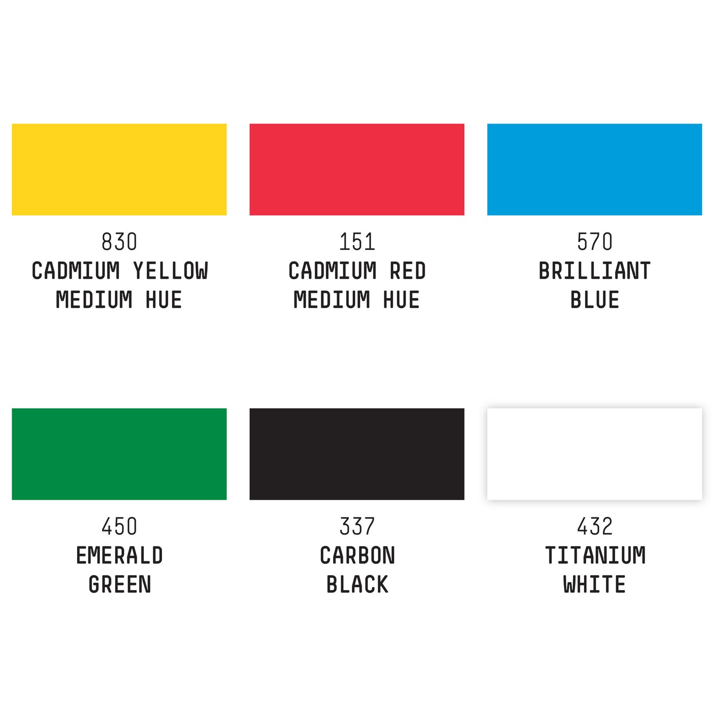 Acrylic Marker Set - 6x2mm - Classics