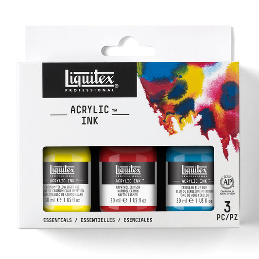 Liquitex Professional Acrylic Ink Set- 3X30ml - Essentials